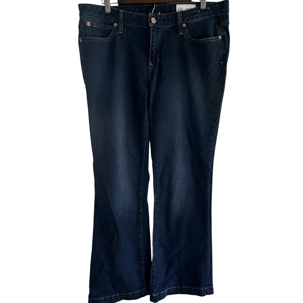 Gap Jeans Long & Lean  Women's Jeans Sz 32/14 Bootcut Blue‎ NWOT